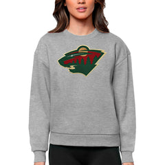Minnesota Wild Antigua Women's Team Logo Victory Crewneck Pullover Sweatshirt -  NHL Sweatshirts