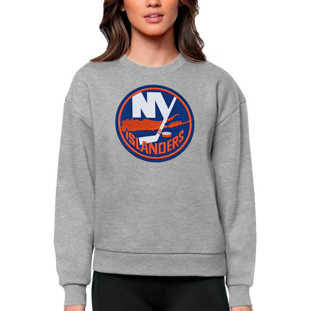 New York Islanders Antigua Women's Team Logo Victory Crewneck Pullover Sweatshirt -  NHL Sweatshirts