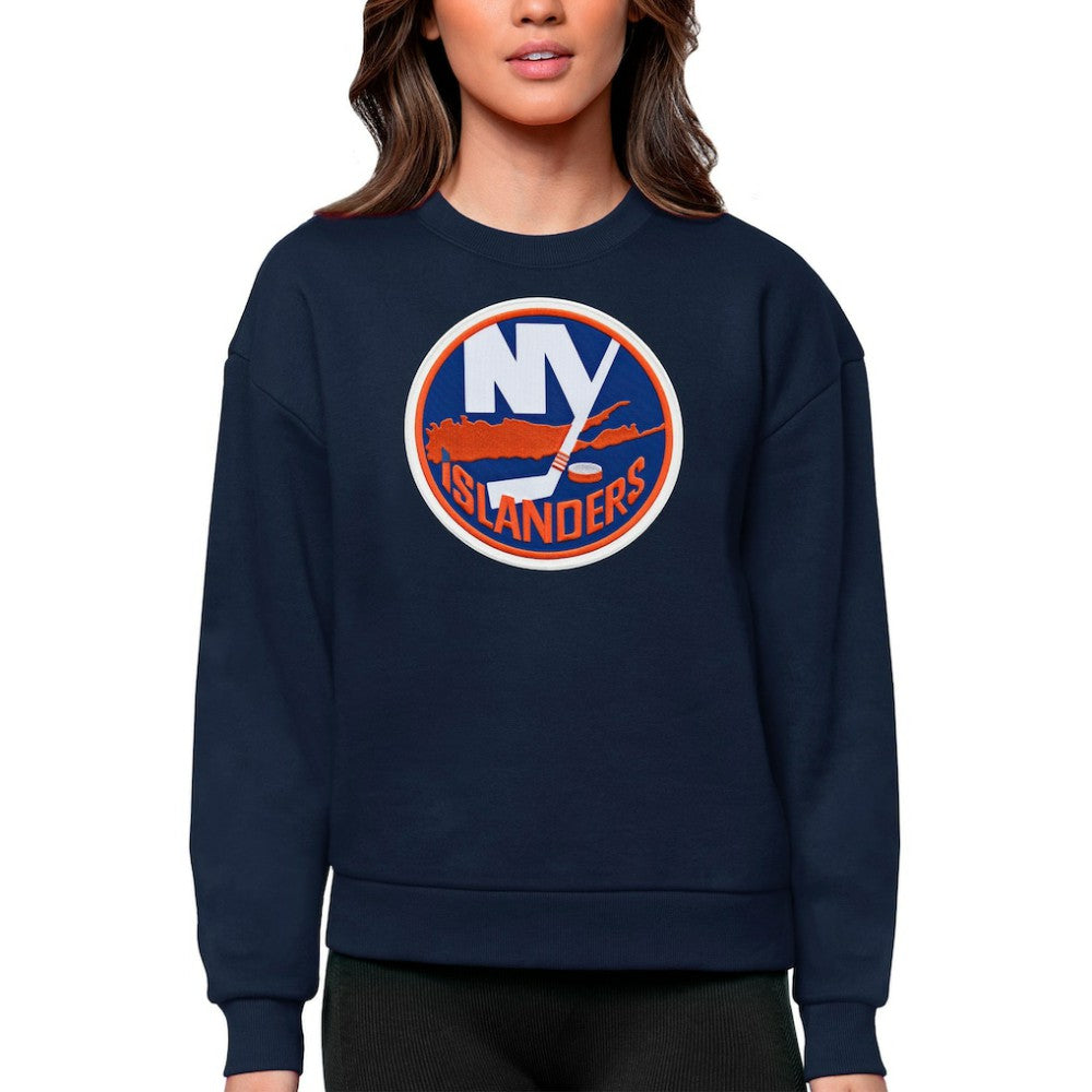 New York Islanders Antigua Women's Team Logo Victory Crewneck Pullover Sweatshirt -  NHL Sweatshirts
