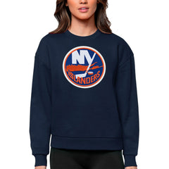 New York Islanders Antigua Women's Team Logo Victory Crewneck Pullover Sweatshirt -  NHL Sweatshirts