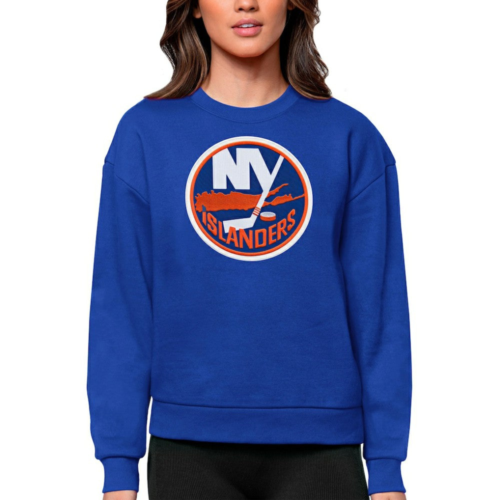 New York Islanders Antigua Women's Team Logo Victory Crewneck Pullover Sweatshirt -  NHL Sweatshirts