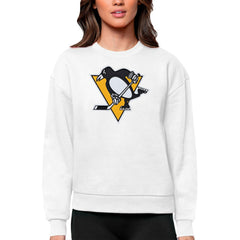 Pittsburgh Penguins Antigua Women's Team Logo Victory Crewneck Pullover Sweatshirt -  NHL Sweatshirts