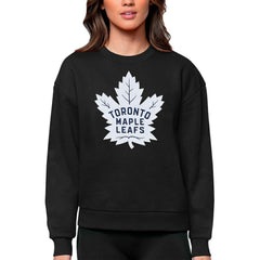 Toronto Maple Leafs Antigua Women's Team Logo Victory Crewneck Pullover Sweatshirt -  NHL Sweatshirts