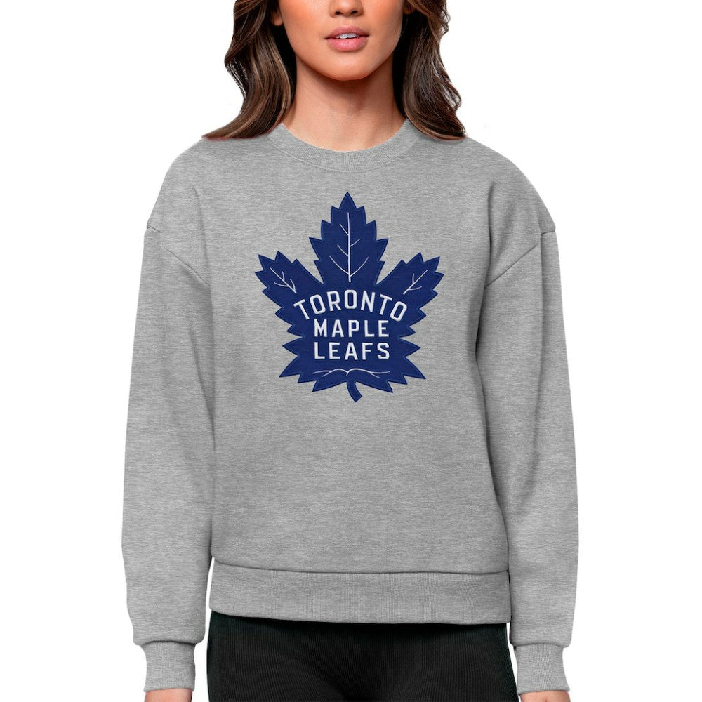 Toronto Maple Leafs Antigua Women's Team Logo Victory Crewneck Pullover Sweatshirt -  NHL Sweatshirts