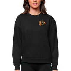 Chicago Blackhawks Antigua Women's Victory Crewneck Pullover Sweatshirt -  NHL Sweatshirts