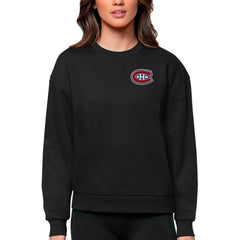 Montreal Canadiens Antigua Women's Victory Crewneck Pullover Sweatshirt -  NHL Sweatshirts