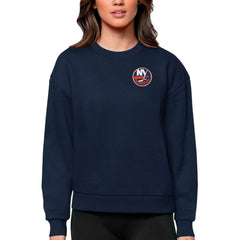 New York Islanders Antigua Women's Victory Crewneck Pullover Sweatshirt -  NHL Sweatshirts