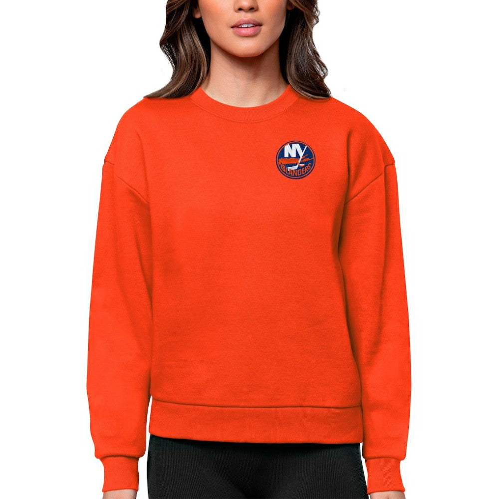 New York Islanders Antigua Women's Victory Crewneck Pullover Sweatshirt -  NHL Sweatshirts
