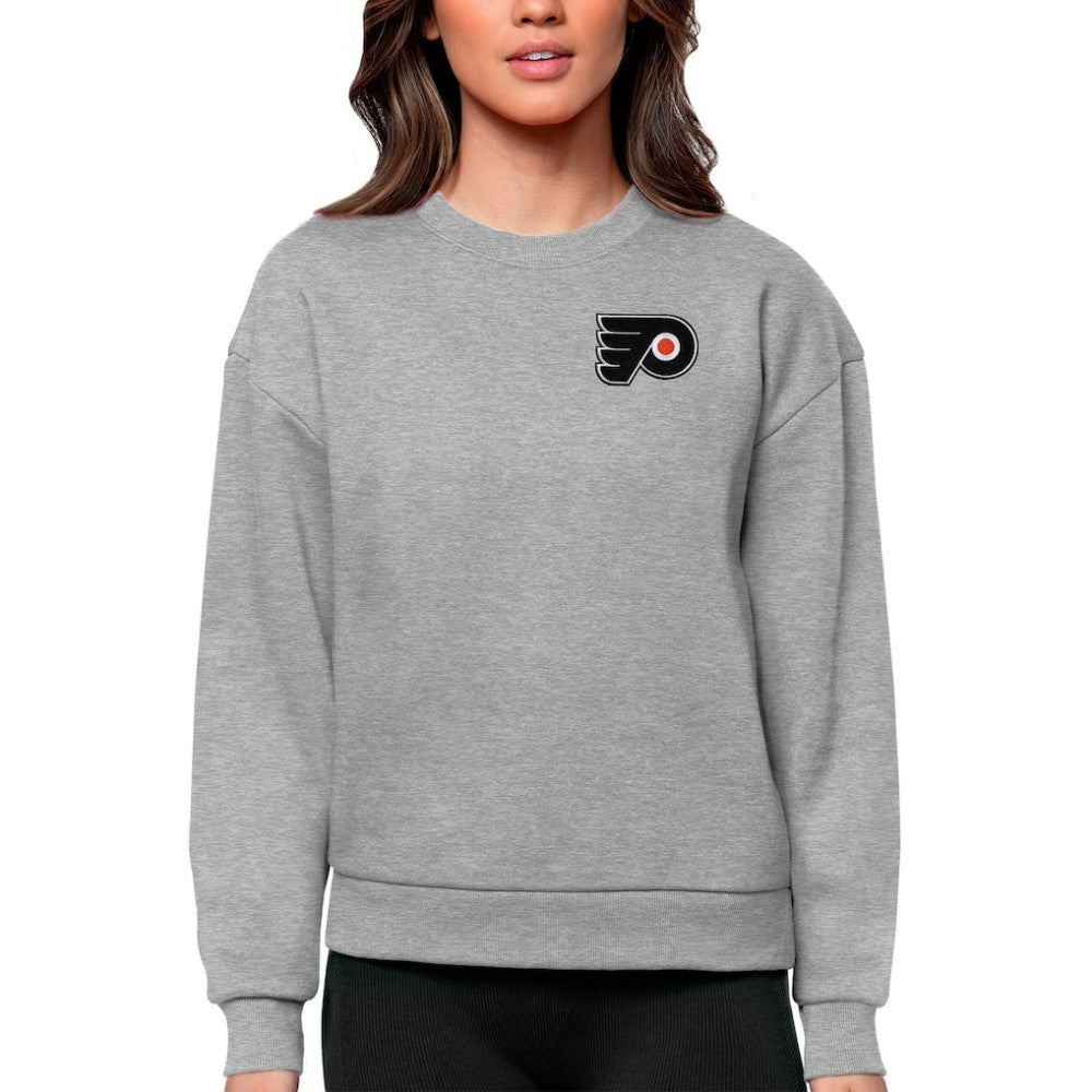 Philadelphia Flyers Antigua Women's Victory Crewneck Pullover Sweatshirt -  NHL Sweatshirts