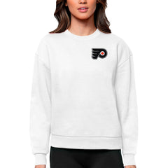 Philadelphia Flyers Antigua Women's Victory Crewneck Pullover Sweatshirt -  NHL Sweatshirts