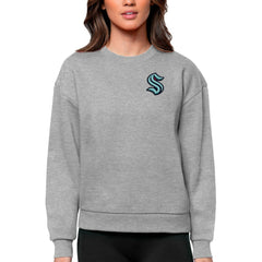 Seattle Kraken Antigua Women's Victory Crewneck Pullover Sweatshirt -  NHL Sweatshirts