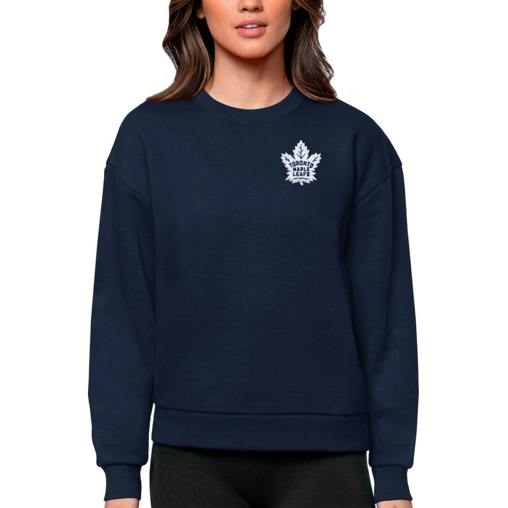 Toronto Maple Leafs Antigua Women's Victory Crewneck Pullover Sweatshirt -  NHL Sweatshirts