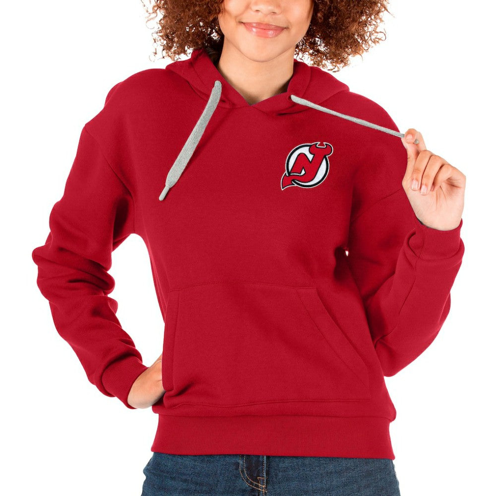 New Jersey Devils Antigua Women's Victory Pullover Hoodie -  NHL Jerseys