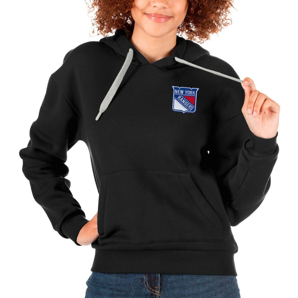 New York Rangers Antigua Women's Victory Pullover Hoodie -  NHL Hoodies