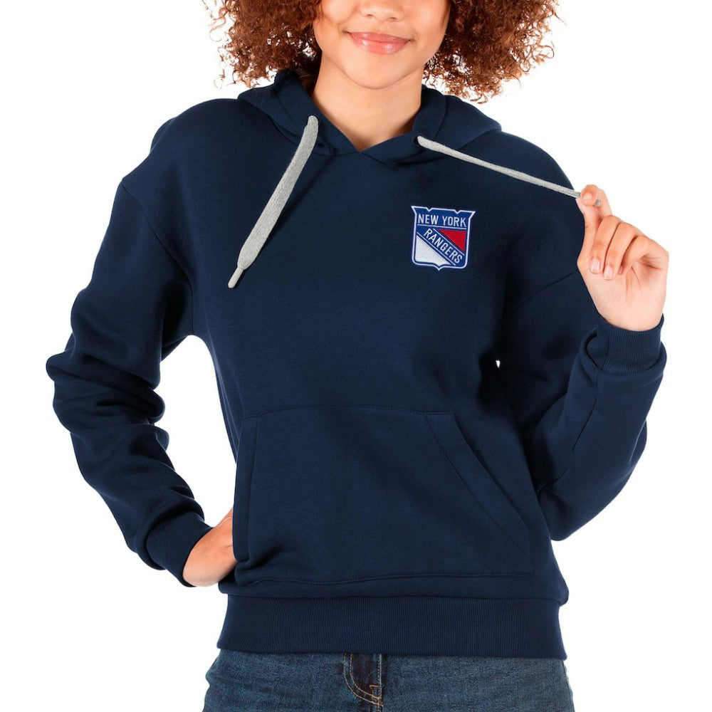 New York Rangers Antigua Women's Victory Pullover Hoodie -  NHL Hoodies