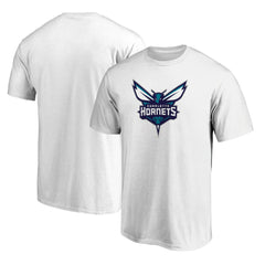 White Charlotte Hornets Logo T-Shirt | NBA