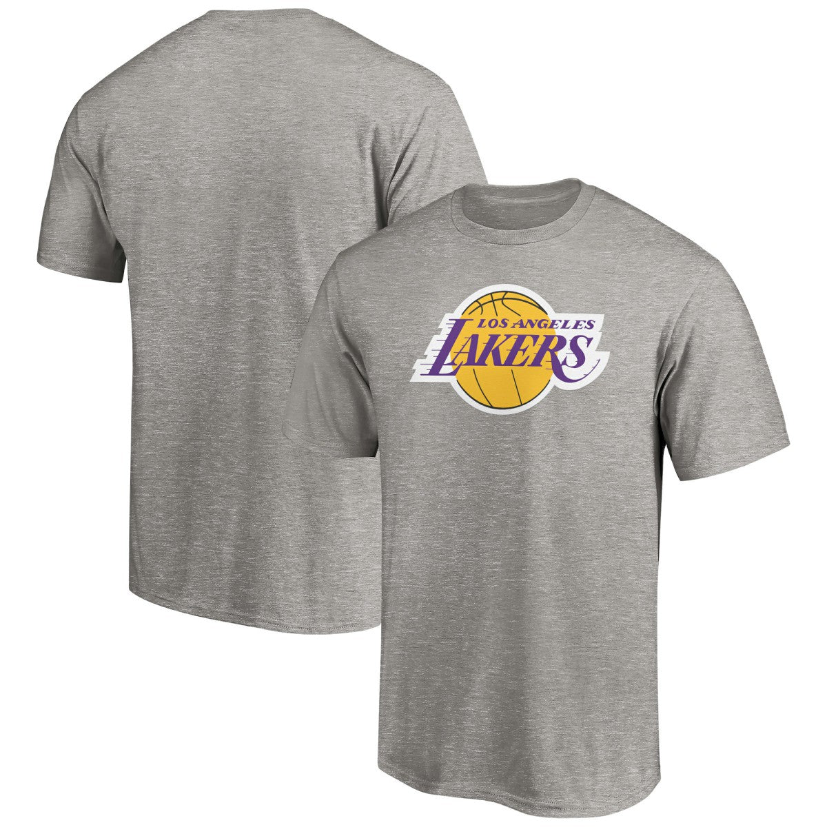 Heather Gray Los Angeles Lakers Logo T-Shirt | NBA