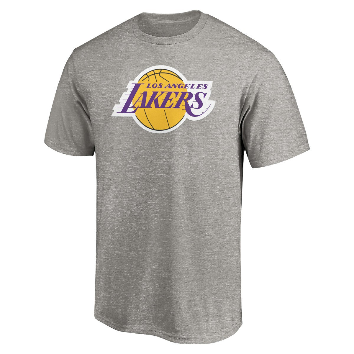 Heather Gray Los Angeles Lakers Logo T-Shirt | NBA