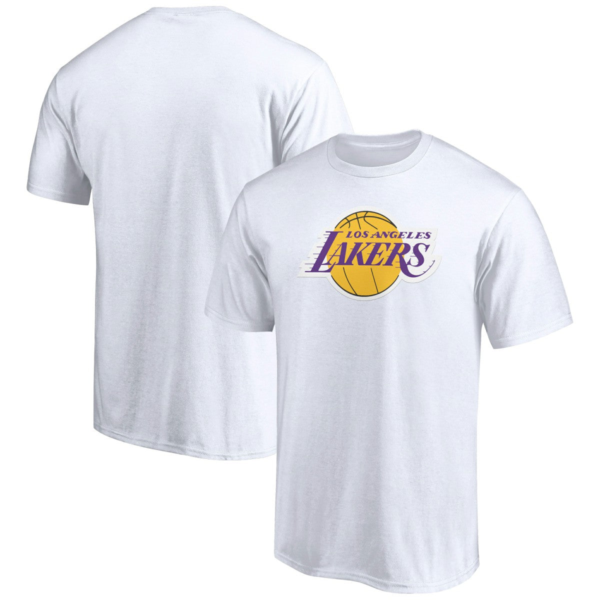 White Los Angeles Lakers Logo T-Shirt | NBA