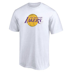 White Los Angeles Lakers Logo T-Shirt | NBA
