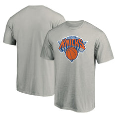 Heather Gray New York Knicks Logo T-Shirt | NBA