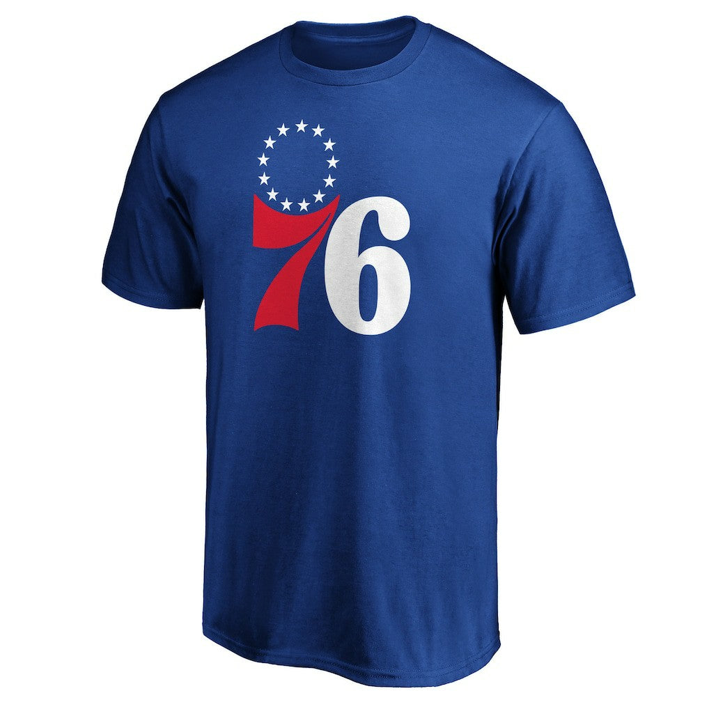 Royal Philadelphia 76ers Logo T-Shirt | NBA