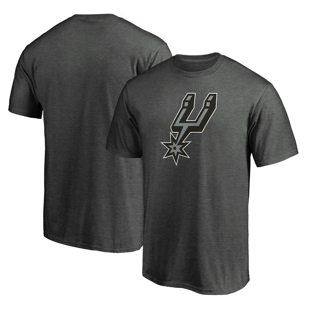 Charcoal San Antonio Spurs Logo T-Shirt | NBA