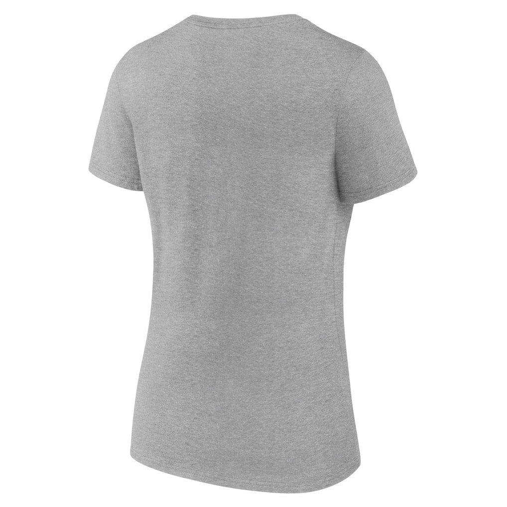 Gray Oklahoma City Thunder Women's Logo V-Neck T-Shirt | NBA