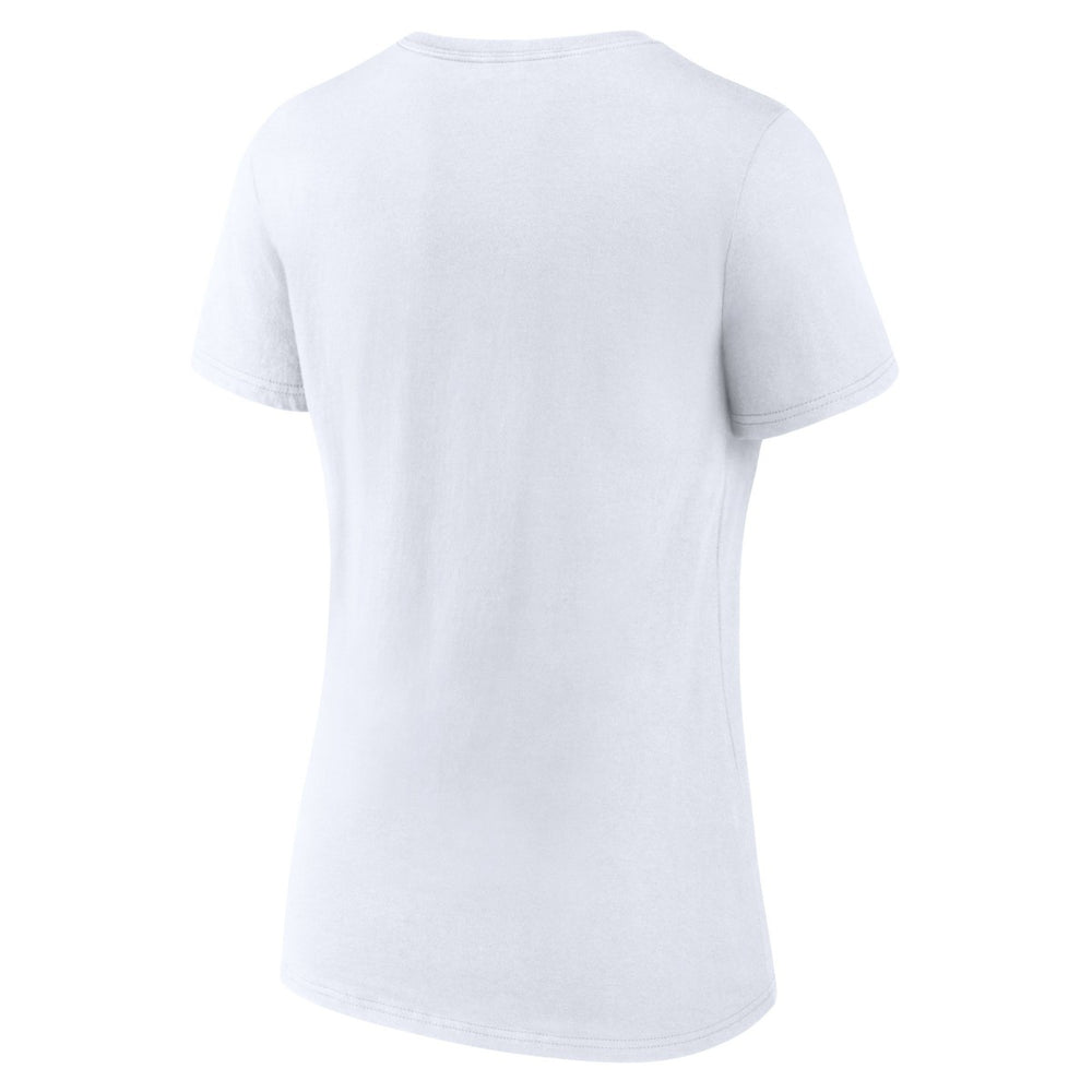 White San Antonio Spurs Women's Wordmark V-Neck T-Shirt | NBA