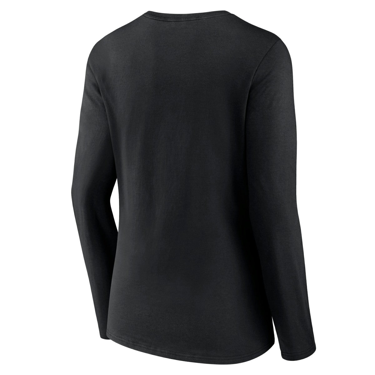 Black Toronto Raptors Women's Logo Long Sleeve V-Neck T-Shirt | NBA