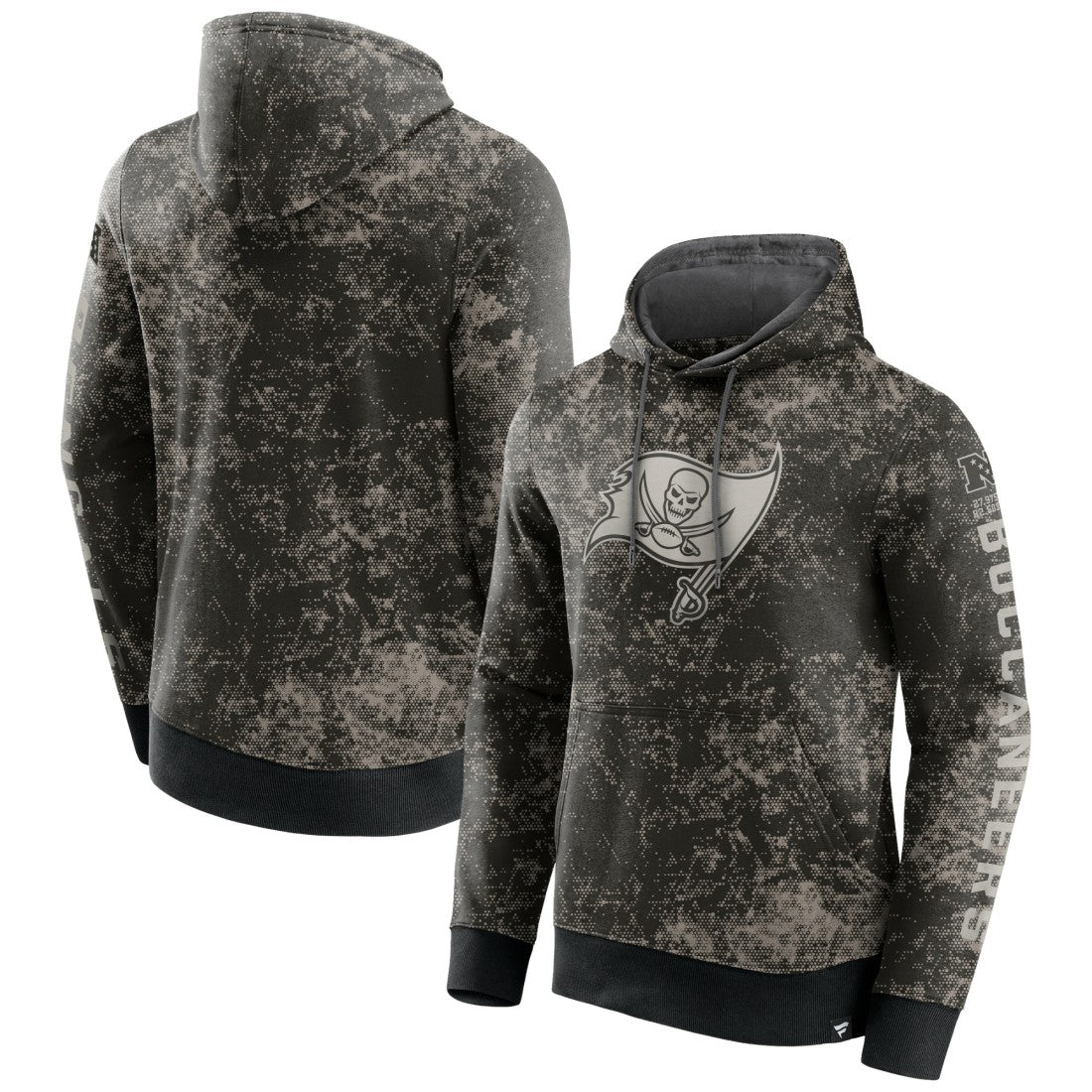 Tampa Bay Buccaneers Blackout Tonal Pullover Hoodie | NFL Online