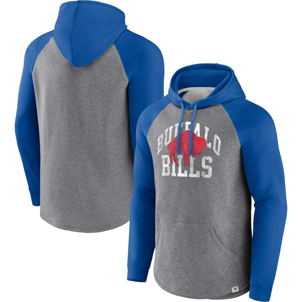 Buffalo Bills Favorite Arch Raglan Pullover Hoodie | NFL Outlet