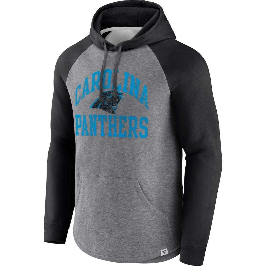 Carolina Panthers Favorite Arch Raglan Pullover Hoodie | NFL Near me