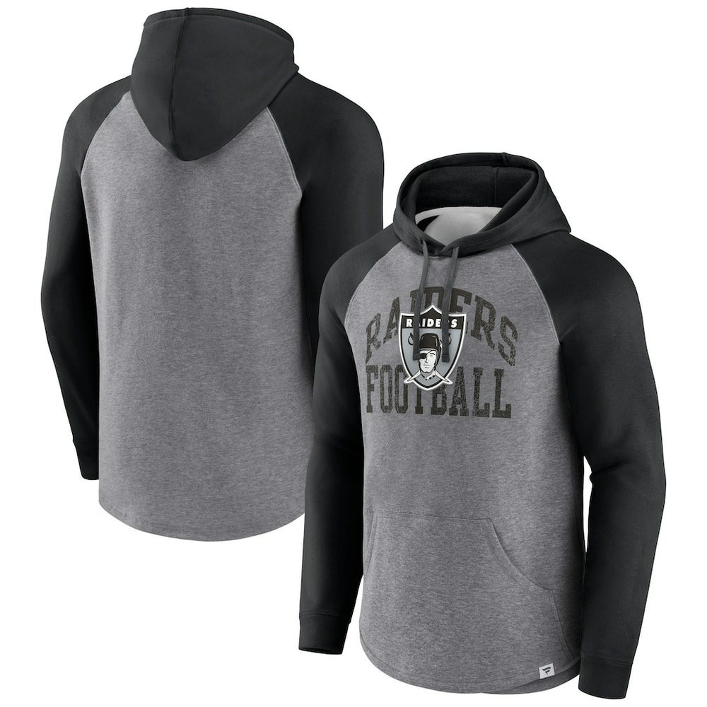 Las Vegas Raiders Favorite Arch Raglan Pullover Hoodie | NFL Sale