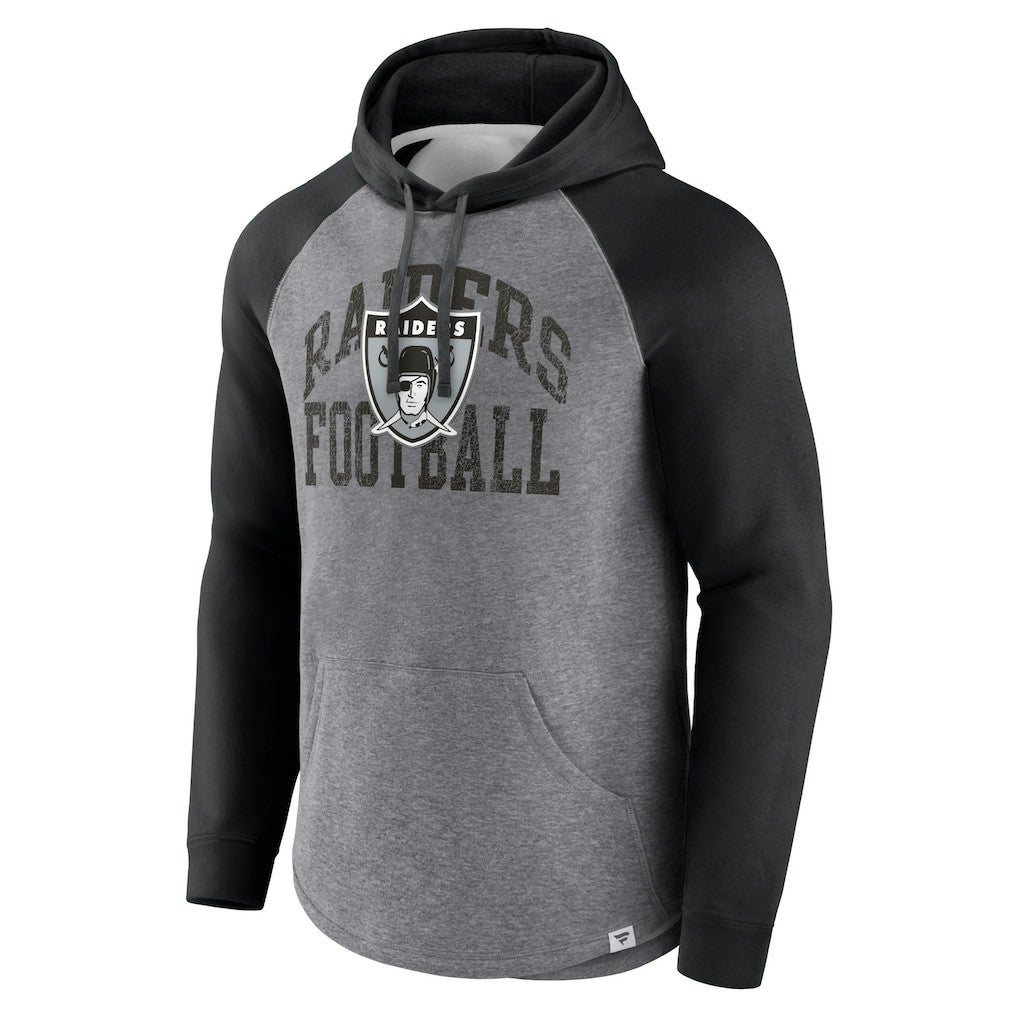 Las Vegas Raiders Favorite Arch Raglan Pullover Hoodie | NFL Sale