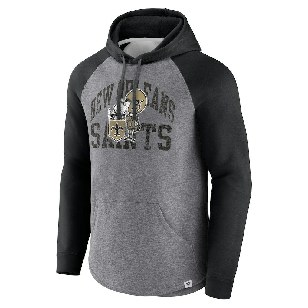 New Orleans Saints Favorite Arch Raglan Pullover Hoodie | NFL On sale