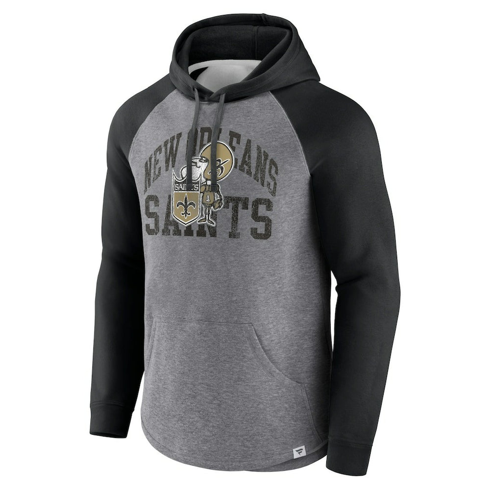 New Orleans Saints Favorite Arch Raglan Pullover Hoodie | NFL On sale