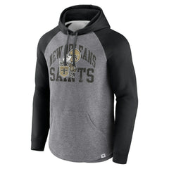 New Orleans Saints Favorite Arch Raglan Pullover Hoodie | NFL On sale