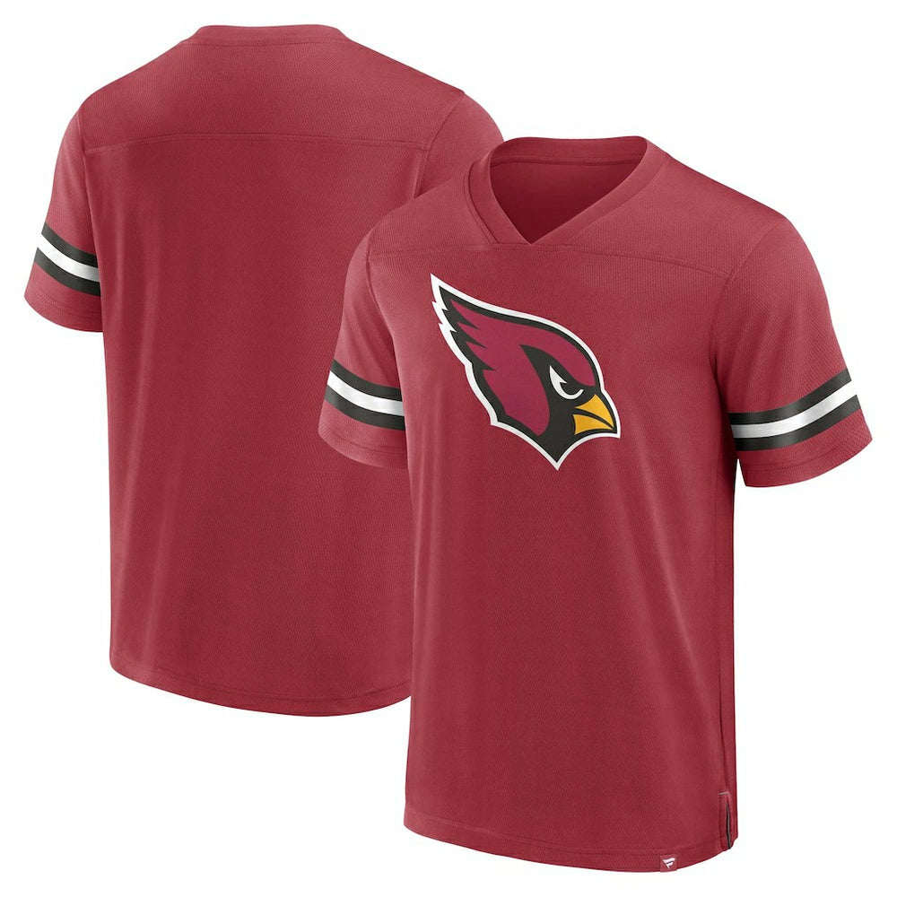 Arizona Cardinals Jersey Tackle V-Neck T-Shirt | NFL Discount