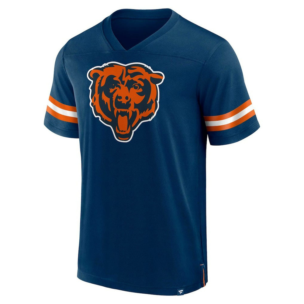 Chicago Bears Jersey Tackle V-Neck T-Shirt | NFL Hot