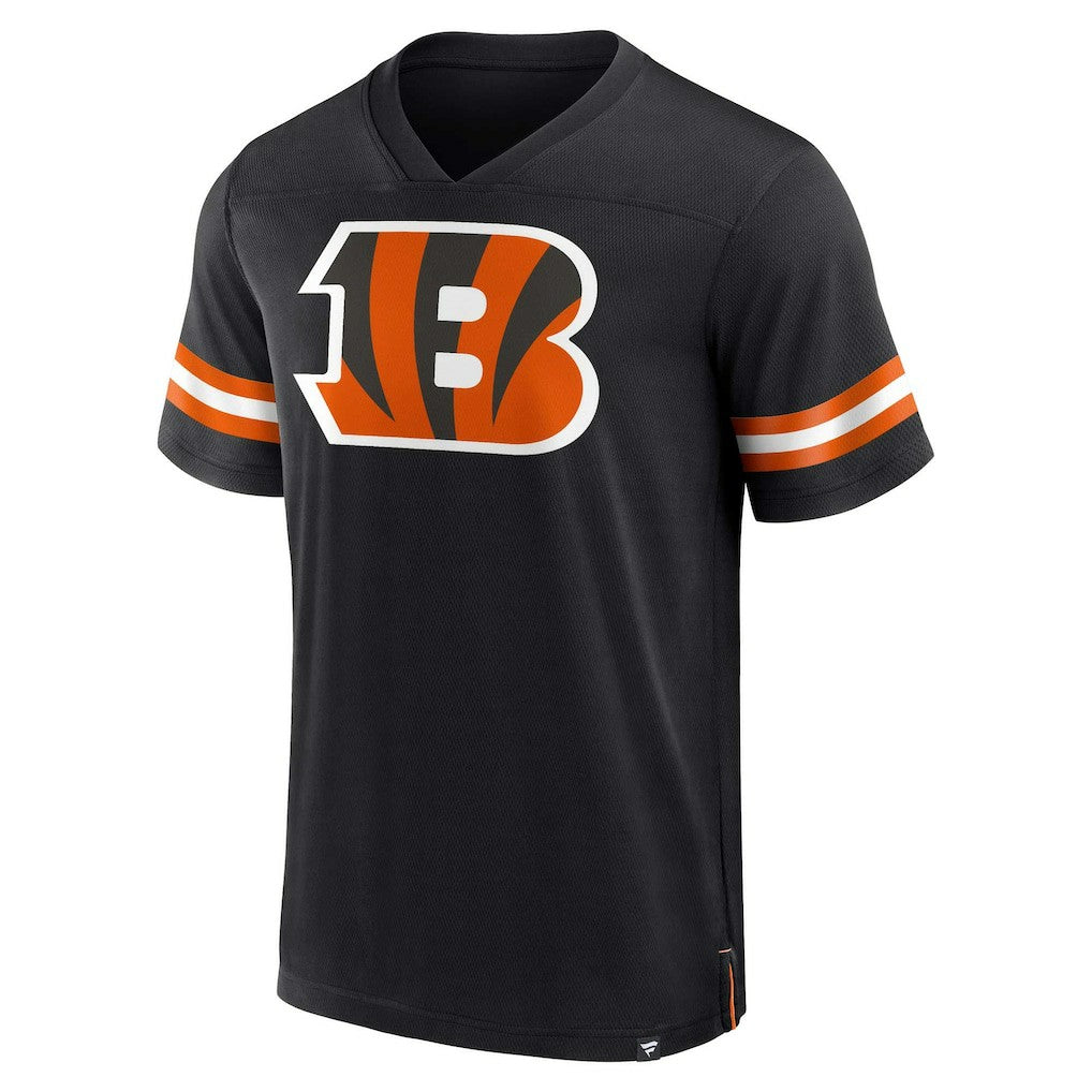 Cincinnati Bengals Jersey Tackle V-Neck T-Shirt | NFL Sale