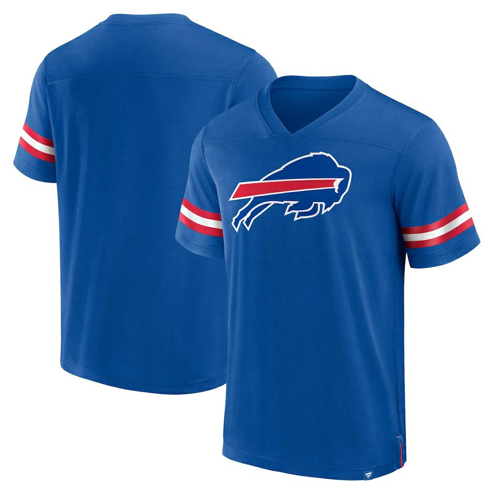 Buffalo Bills Jersey Tackle V-Neck T-Shirt | NFL New