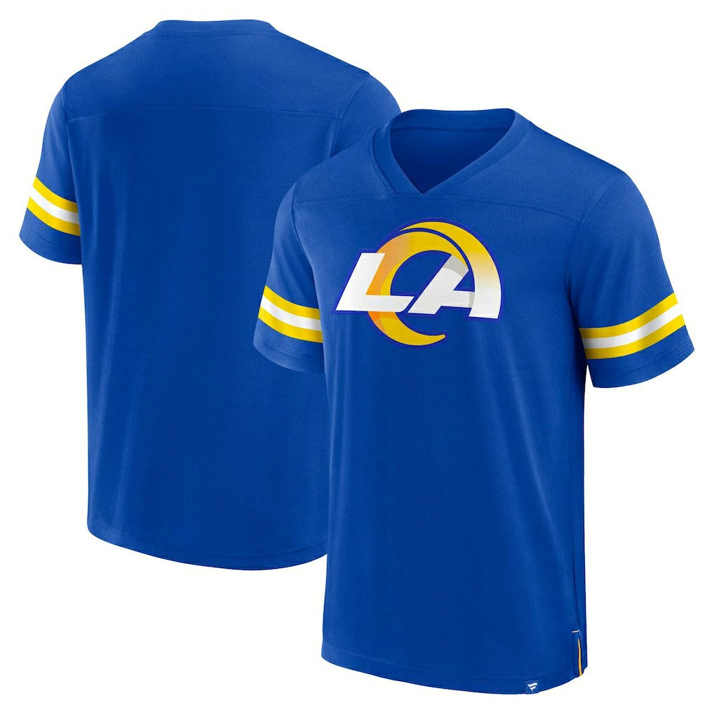 Los Angeles Rams Jersey Tackle V-Neck T-Shirt | NFL Online