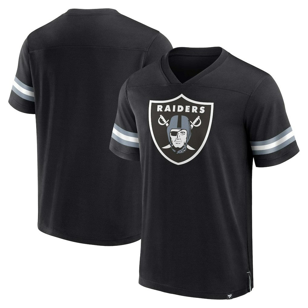 Las Vegas Raiders Jersey Tackle V-Neck T-Shirt | NFL Sale