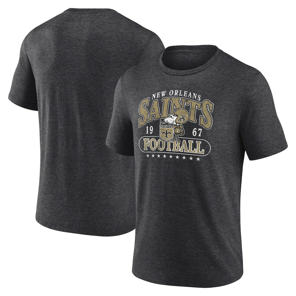 New Orleans Saints Retro Tri-Blend T-Shirt | NFL Discount