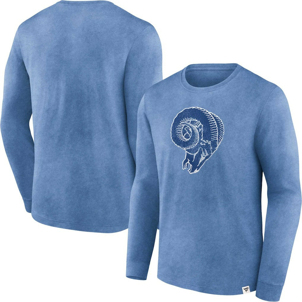Los Angeles Rams Washed Primary Long Sleeve T-Shirt | NFL New