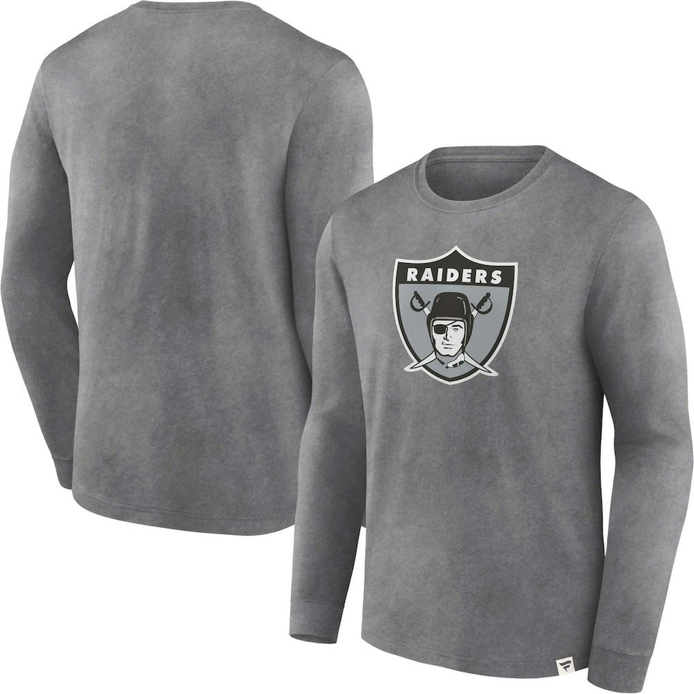 Las Vegas Raiders Washed Primary Long Sleeve T-Shirt | NFL US