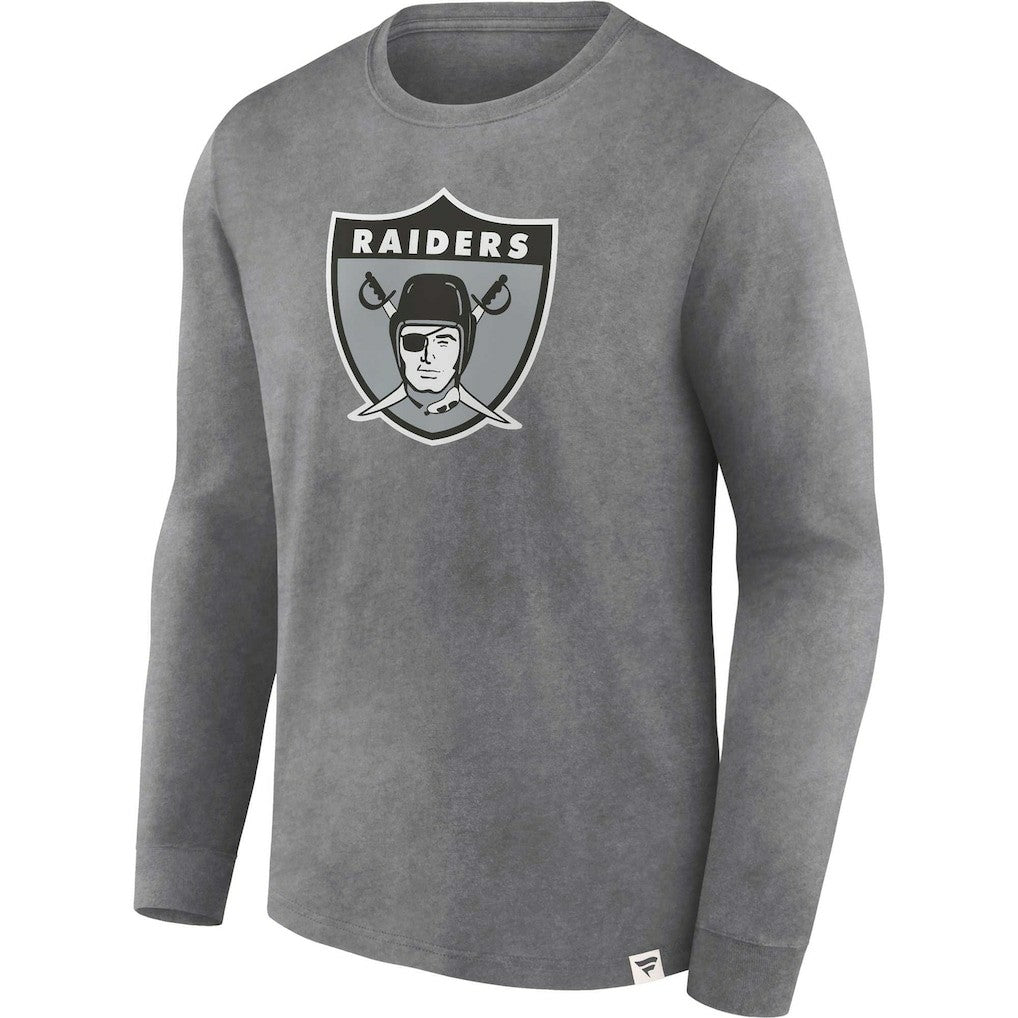 Las Vegas Raiders Washed Primary Long Sleeve T-Shirt | NFL US