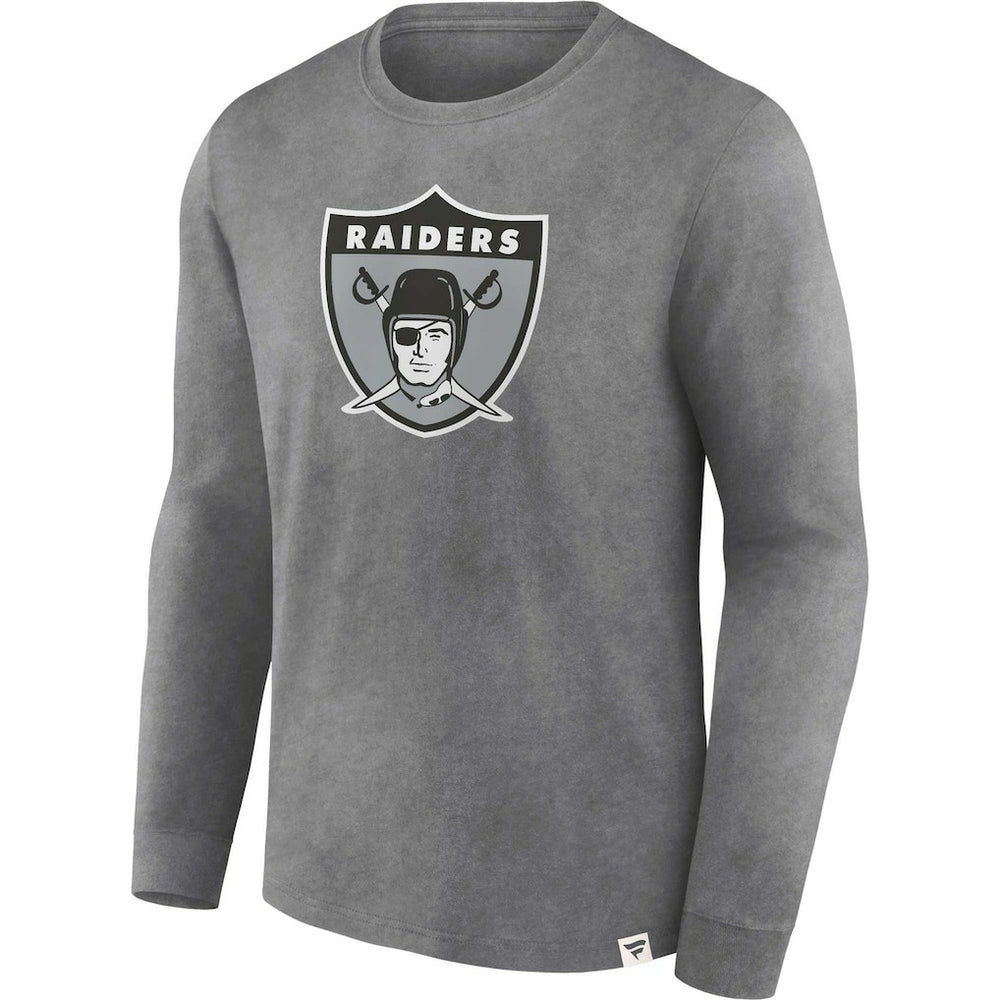 Las Vegas Raiders Washed Primary Long Sleeve T-Shirt | NFL US