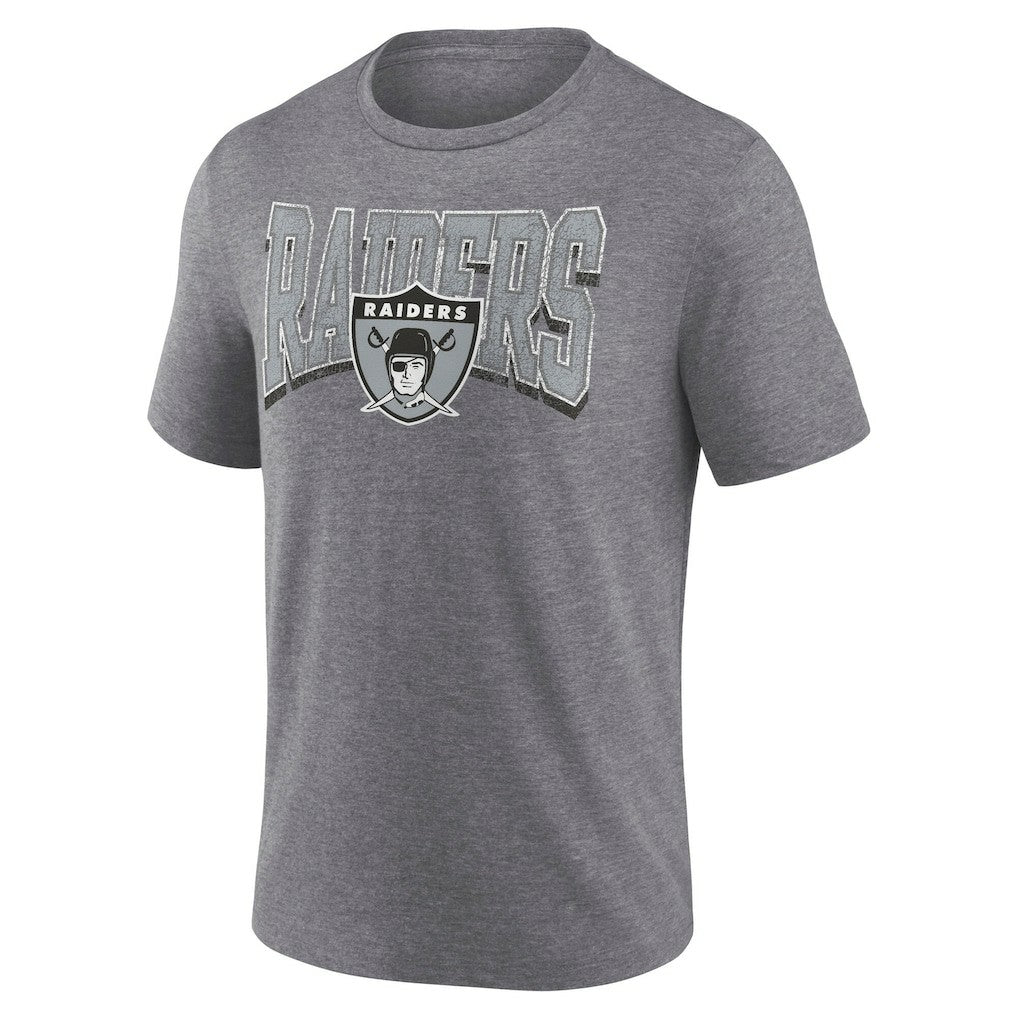 Las Vegas Raiders Warped Block Tri-Blend T-Shirt | NFL Discount